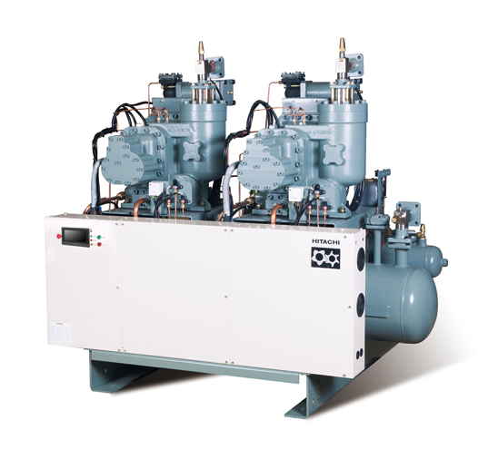 日立R404A螺桿壓縮式并聯(lián)機組